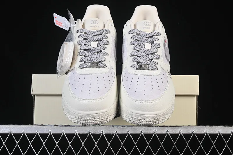 All categories Nk Air Force 1 Air Force series Nk Air Force 1 Low Air Force low-top Nike Air Force 1'07 Low Gucci co-branded white light brown Air Force 1 low-top casual sneakers YF9511-807